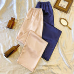That Autumn Feeling: 2 Pcs Satin Loose Trouser - Reverse Beauty®