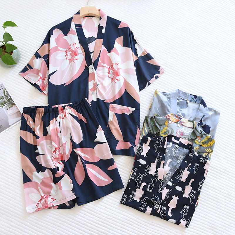 Elegant Soft Viscose Loose Pajamas - Reverse Beauty