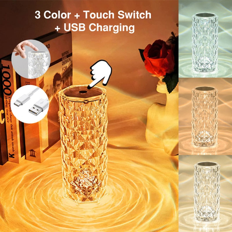 Rose Crystal Lamp by Reverse Beauty - Reverse Beauty®