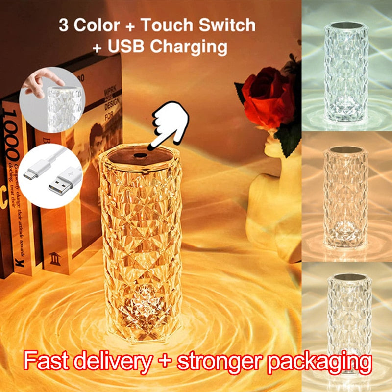 Rose Crystal Lamp by Reverse Beauty - Reverse Beauty®