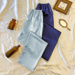 That Autumn Feeling: 2 Pcs Satin Loose Trouser - Reverse Beauty®