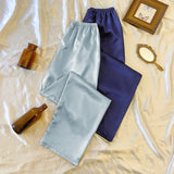 That Autumn Feeling: 2 Pcs Satin Loose Trouser - Reverse Beauty®