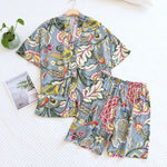 Forest Soft Viscose Loose Pajamas - Reverse Beauty