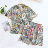 Forest Soft Viscose Loose Pajamas - Reverse Beauty