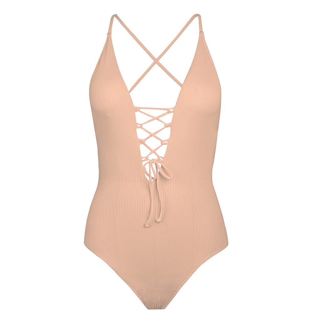 Solid Shaping One-piece Swimsuit - Reverse Beauty®