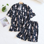 Simple Soft Viscose Loose Pajamas - Reverse Beauty