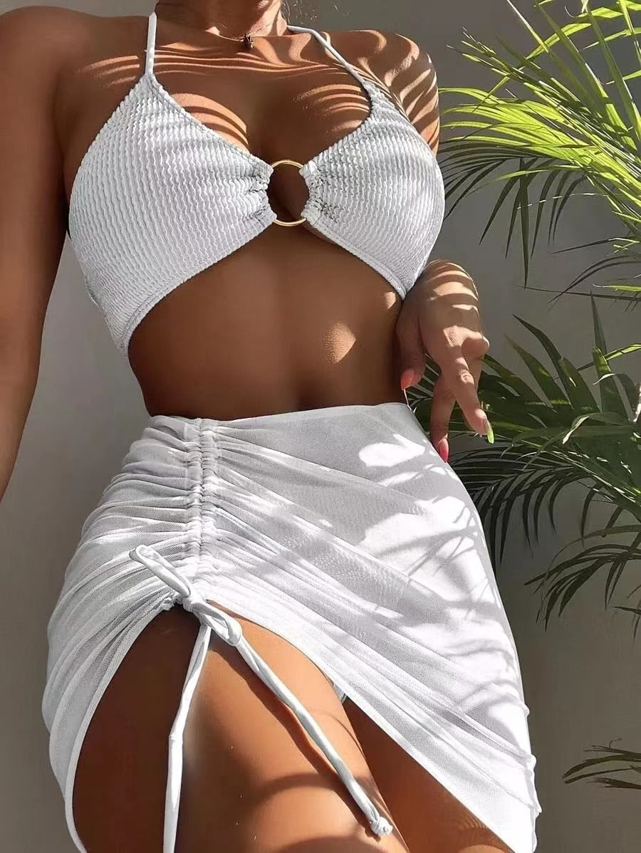 Stop and Stare: 3 Piece Set Swimsuit - Reverse Beauty®