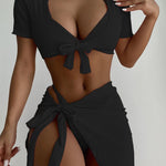 Mrs. Classy: Ribbed Halter Bikini - Reverse Beauty®