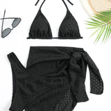 Ribbed Up: 3 Pieces Bikini Set - Reverse Beauty®
