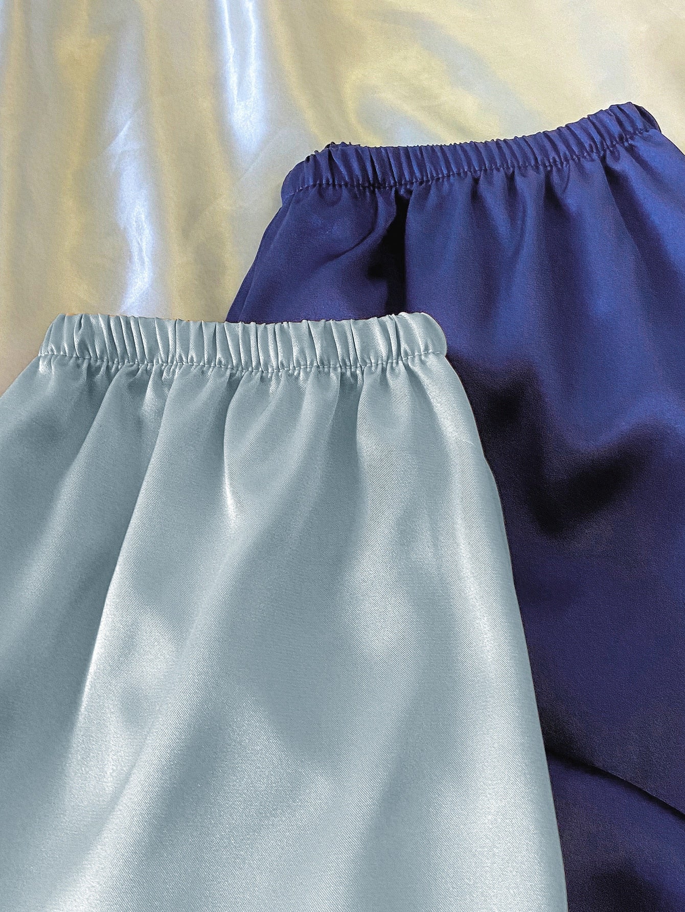That Autumn Feeling: 2 Pcs Satin Loose Trouser - Reverse Beauty®
