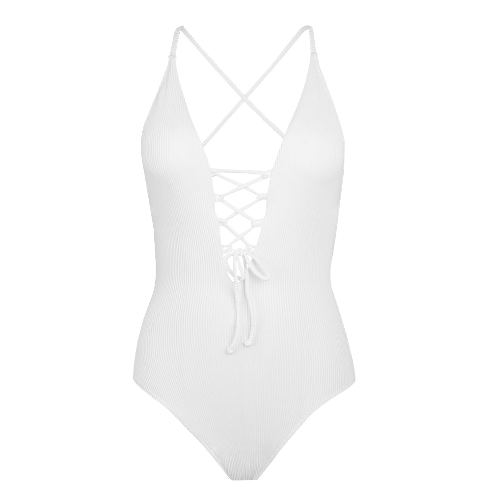 Solid Shaping One-piece Swimsuit - Reverse Beauty®