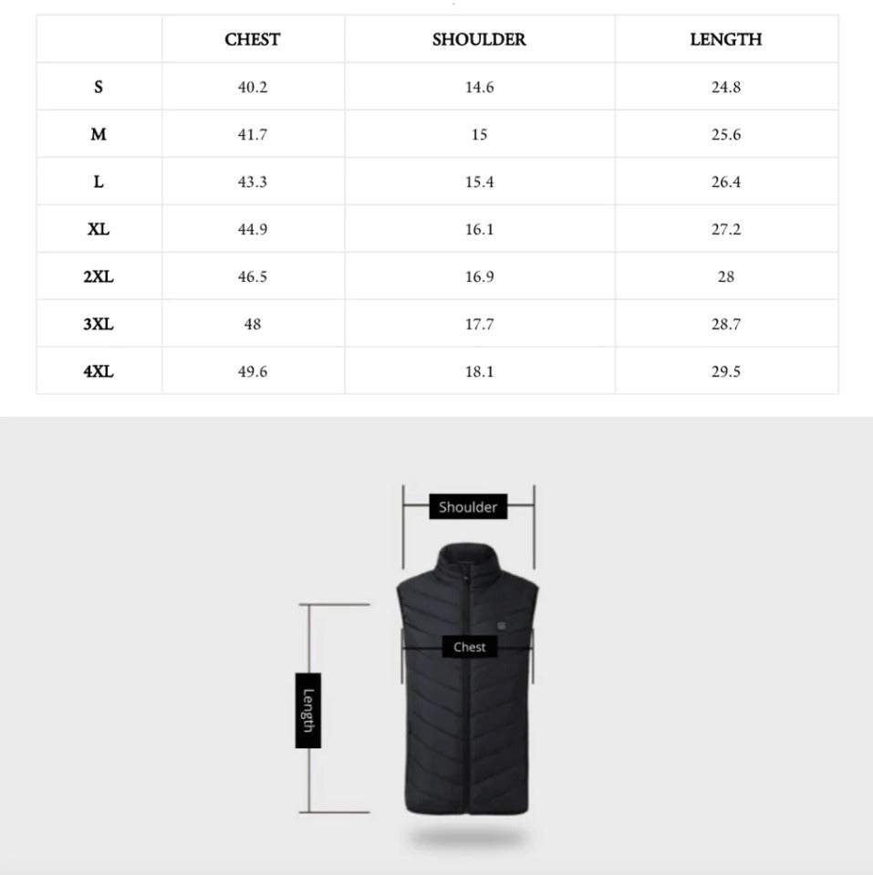 Heated Body Warmer Jacket - Reverse Beauty®